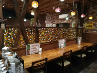 レトロカフェ風パーティーション